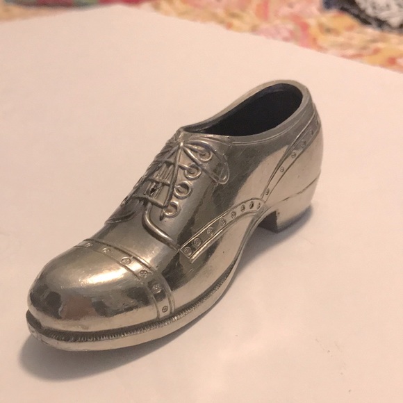 1930s Pincushion Oxford Sewing Figural Brogue Shoe / 4.5 in long by 1.25 in - Picture 5 of 5
